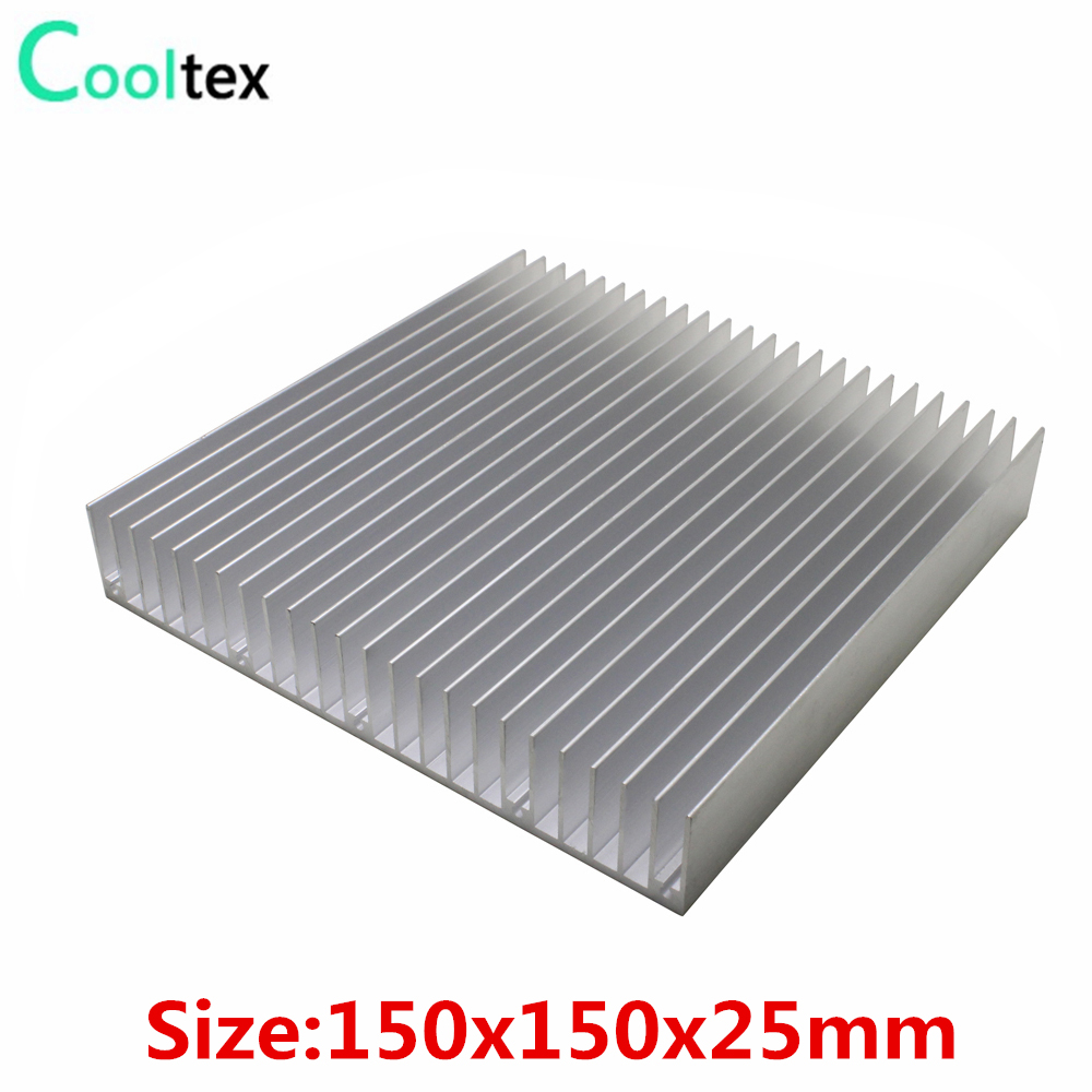 Diy Electronics For Home - 150x150x25mm DIY Aluminum HeatSink Heat Sink