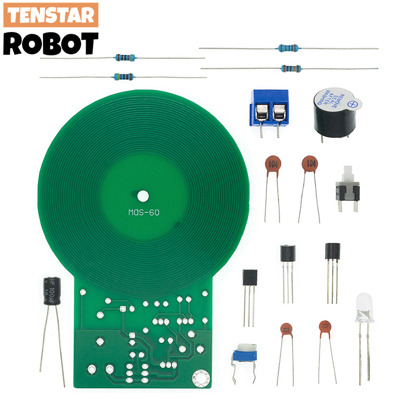 JS-60 DIY Metal Detector Kit   - огляд і ціна Diy Robot Electronics Kit