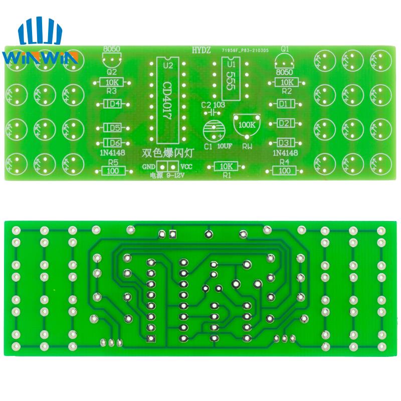 NE555 CD4017 IC LED Electronic - огляд і ціна Diy Robot Electronics Kit