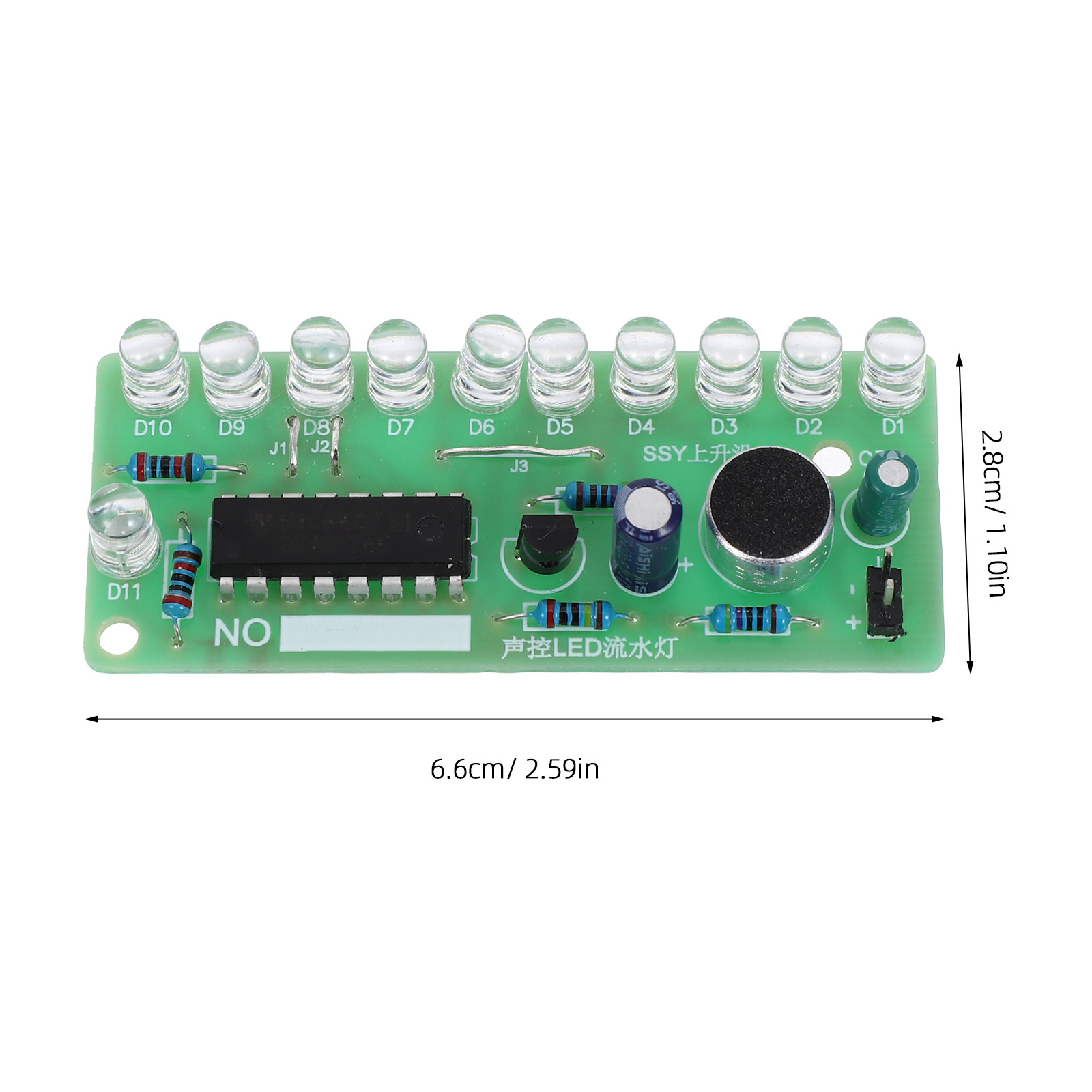 2Set Voice Control LED Flow Li - огляд і ціна Diy In Electronics