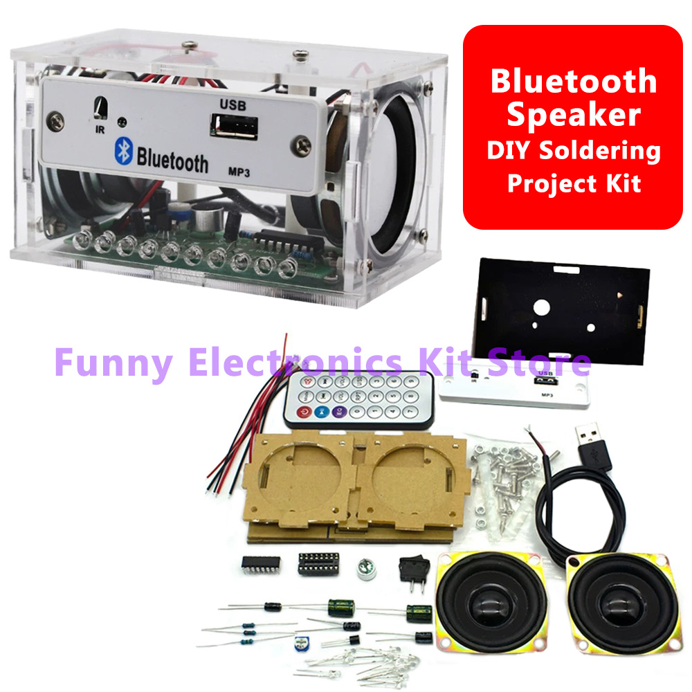 DIY Bluetooth Speaker Kit Whit - огляд і ціна Diy Electronics Learning Kit
