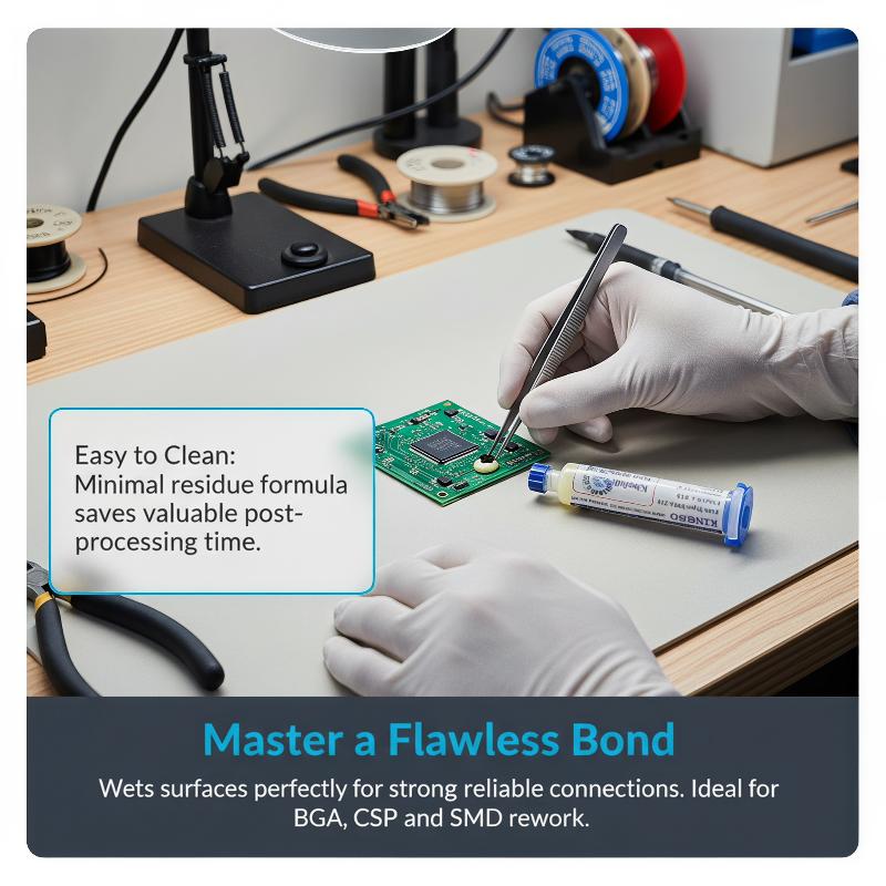 No-Clean RMA-218 Soldering Flu - огляд і ціна Diy Electronics Flux