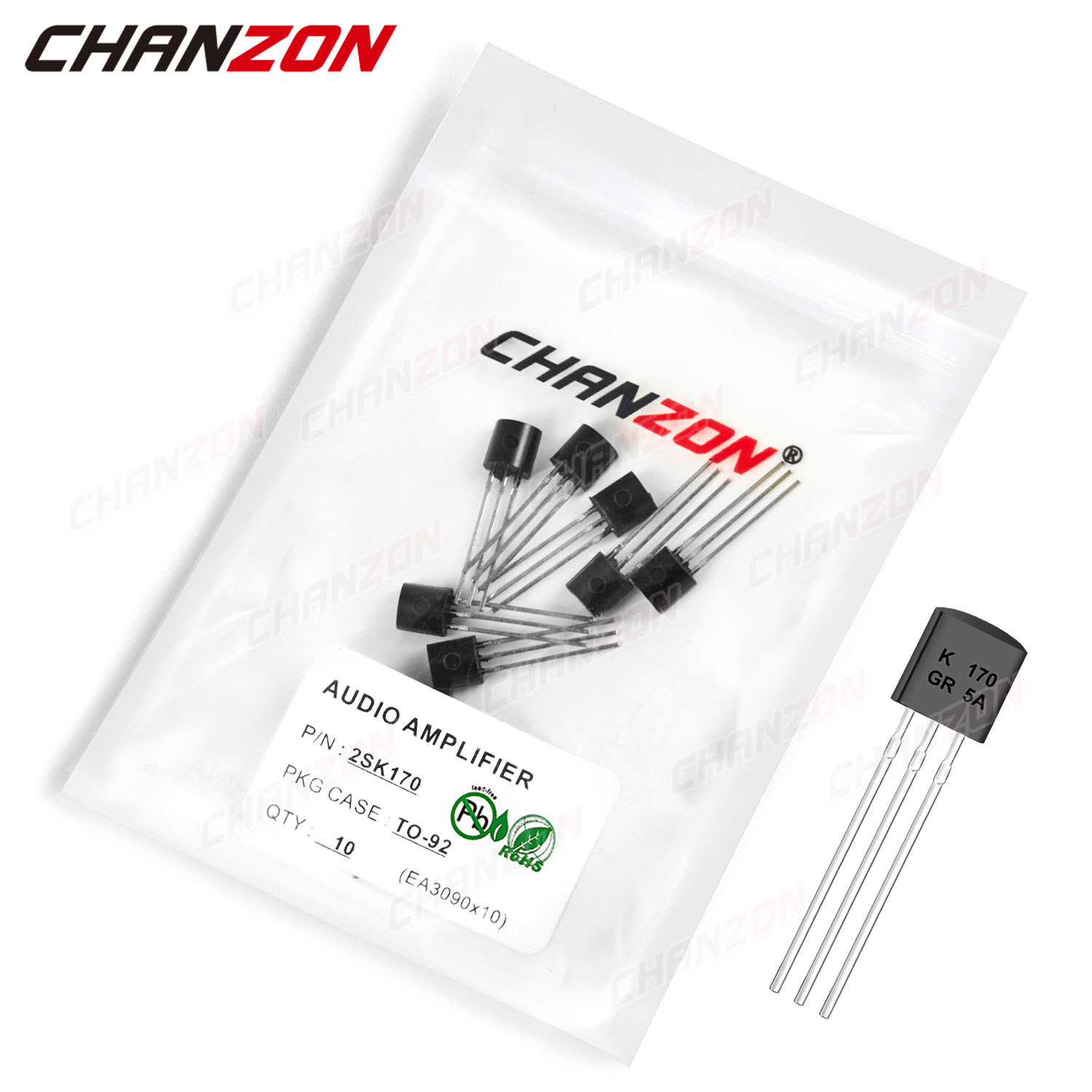 10Pcs 2SK170 TO-92 AUDIO AMPLI - огляд і ціна Diy Electronics For Sale
