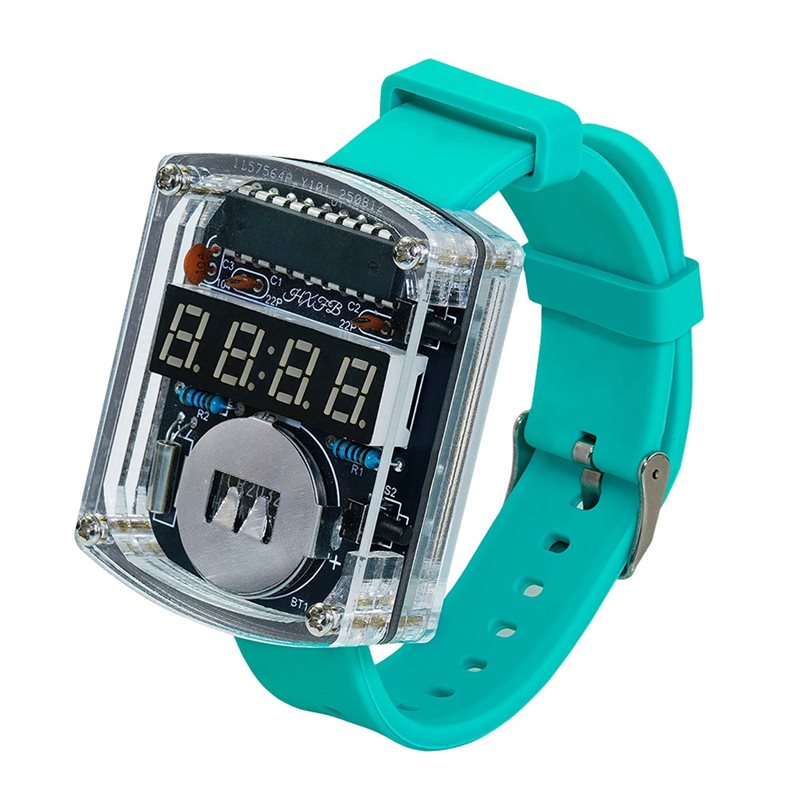 2X DIY Watch LED Watch Electro - огляд і ціна Diy Electronics Learning Kit