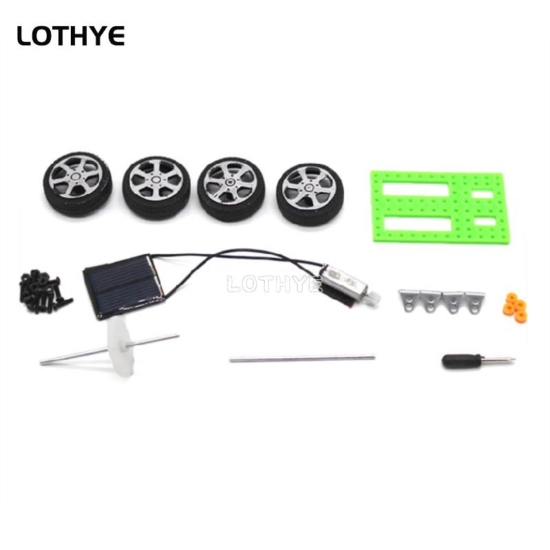 DIY Solar Car Mini Powered Car - огляд і ціна Diy Robot Electronics Kit