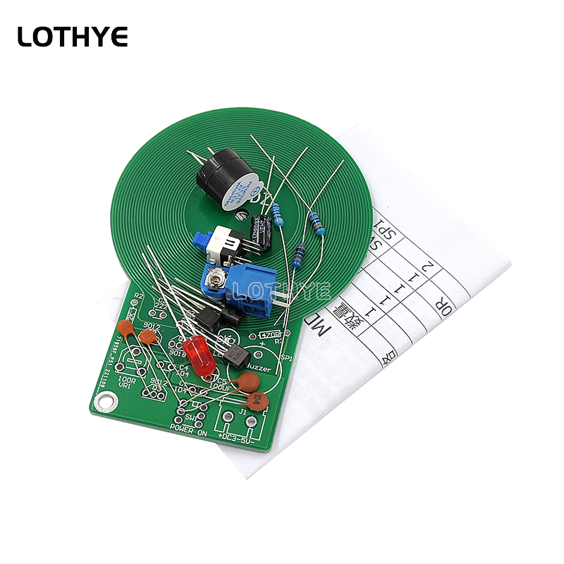 DC 3V-5V Metal Detector Kit DI - огляд і ціна Diy Electronics Parts