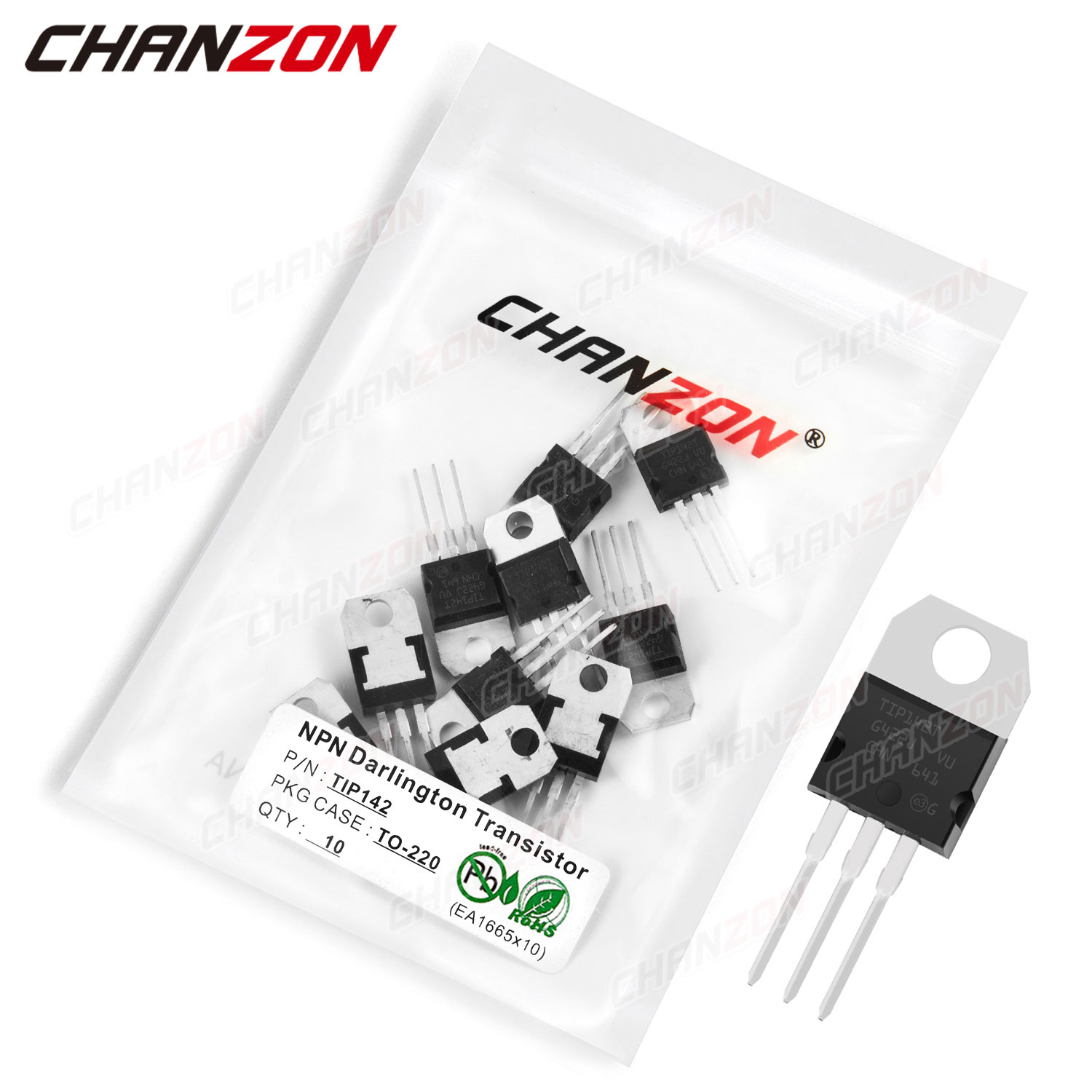 10Pcs TIP142 TO-220 NPN Darlin - огляд і ціна Diy Electronics For Sale